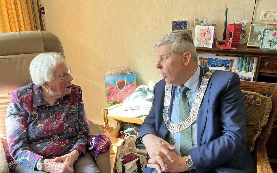 Hinkje (106) uit Balk is nu de oudste inwoner van Friesland
