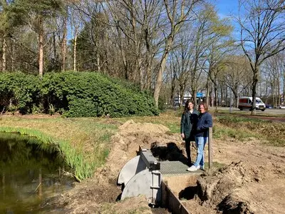 Riviertje De Grote Beek stroomt na vier jaar weer bovengronds: ‘Nu wachten op de resultaten’