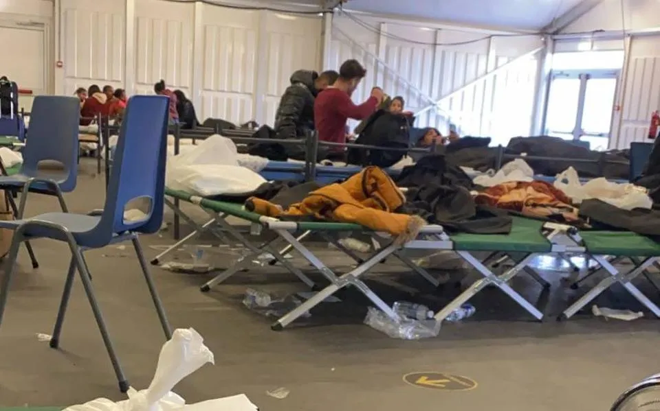 Noodopvang in tenten Wolvega om Ter Apel te helpen