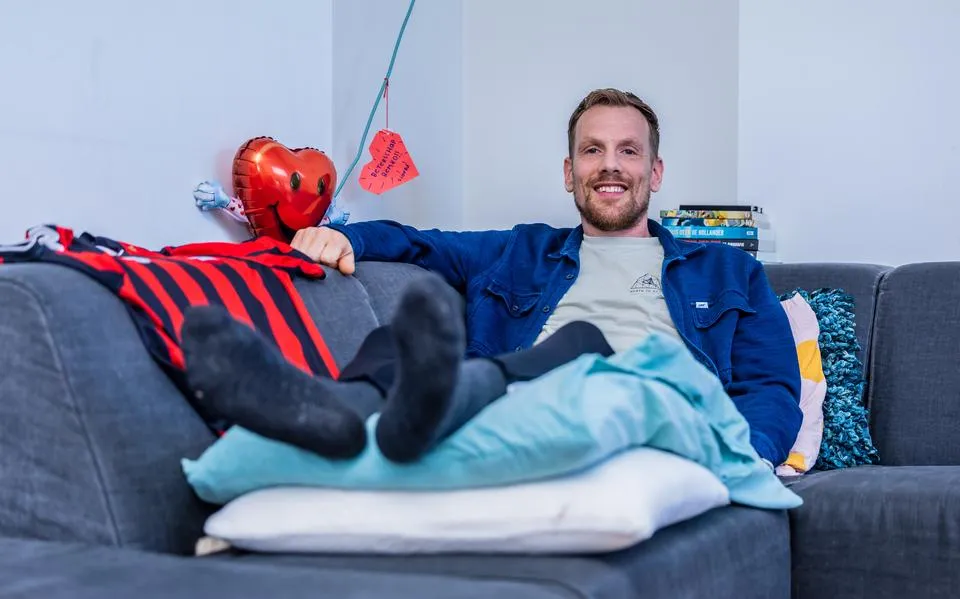 Routinier Remko Dam van Read Swart wil zich terug knokken na dubbele beenbreuk: ‘Sa mei myn fuotbalkarriêre net einigje’