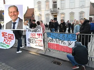 Burgemeester Maashorst over azc-protest en zaanhoudingen: ‘Als Den Haag ons niet steunt, ontstaat er chaos’
