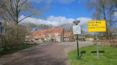 Sophiastraat in Waalre afgesloten