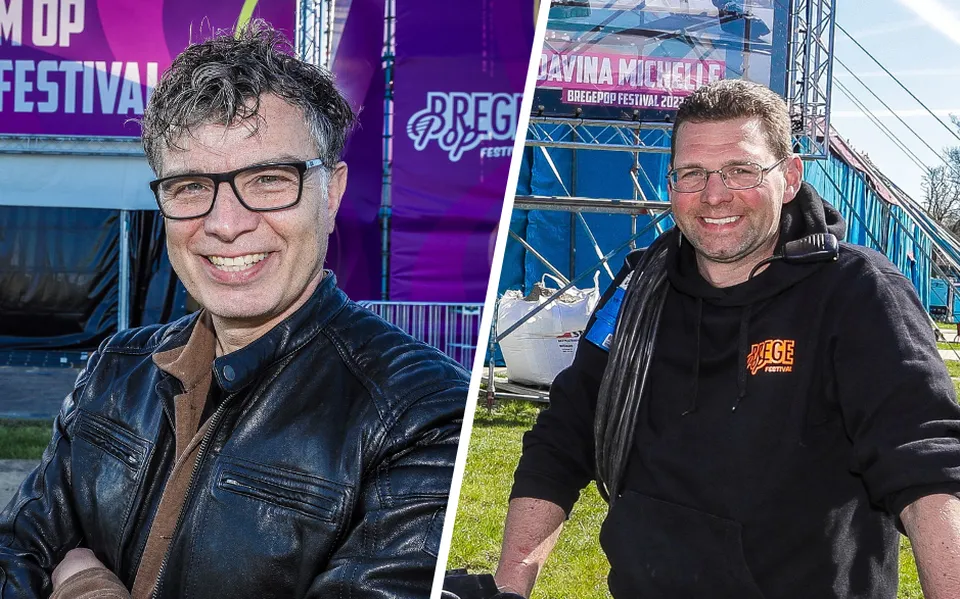 Jacob en Danny maakten alle 10 edities van Brêgepop mee: ‘Yn myn doarp? Dat is pas feest’
