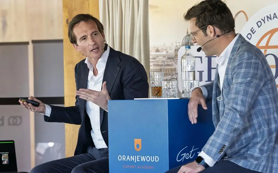 Michiel Vos bij exportevenement in Leeuwarden: ‘Je mag gillen dat Amerika de beste moet zijn’