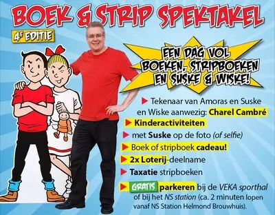 Na twaalf jaar toch weer een stripspektakel in Helmond, met Suske &amp; Wiske-tekenaar