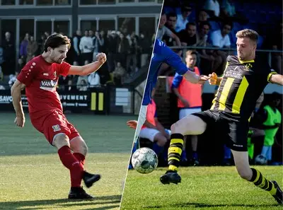 Dit zijn de uitslagen, doelpuntenmakers en wedstrijdverslagen van het amateurvoetbal op zondag