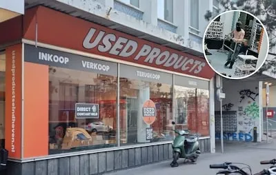 Voor duizenden euro’s aan telefoons meegenomen bij inbraak in Eindhoven, bewakingscamera’s leggen bijzondere inbreker vast