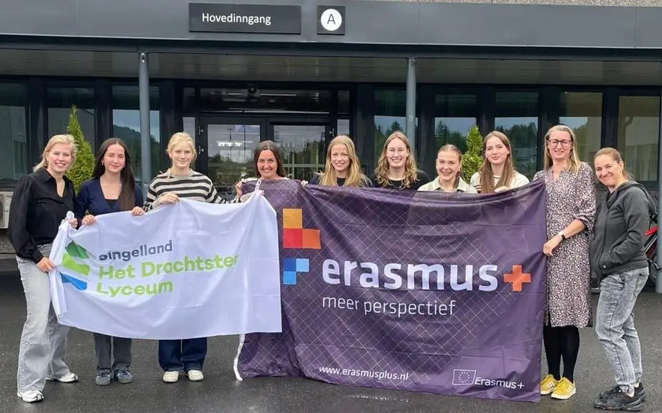 Uitwisseling Drachtster Lyceum: leerlingen en docenten in Noorwegen