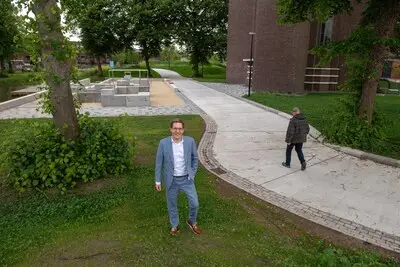 Het park is klaar, nu nog iets leuks bedenken voor de watertoren