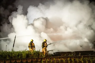 Schuur van kweker in Boskoop volledig uitgebrand