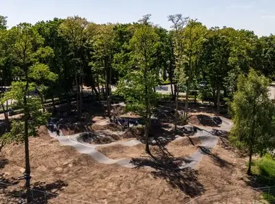 Pumptrack sportpark Den Dries in Valkenswaard geopend
