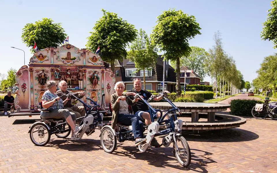 Vergeet-me-niet-fietstocht  stichting Ik ben Wil: fietsen voor dementie