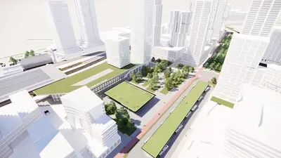Zo verdwijnt het busstation van Eindhoven onder de grond