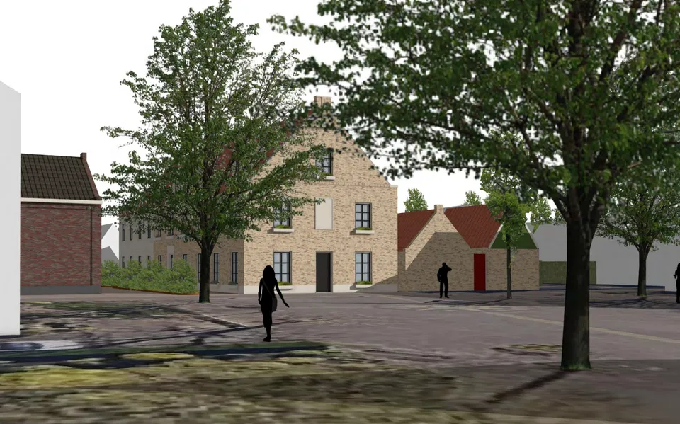 Markant woongebouw vervangt oude bibliotheek aan Dorpsstraat van Vlieland (maar hoe groot wordt dat?)