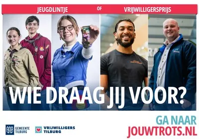 Oproep in Tilburg: kandidaten gezocht voor jeugdlintjes en vrijwilligersprijzen