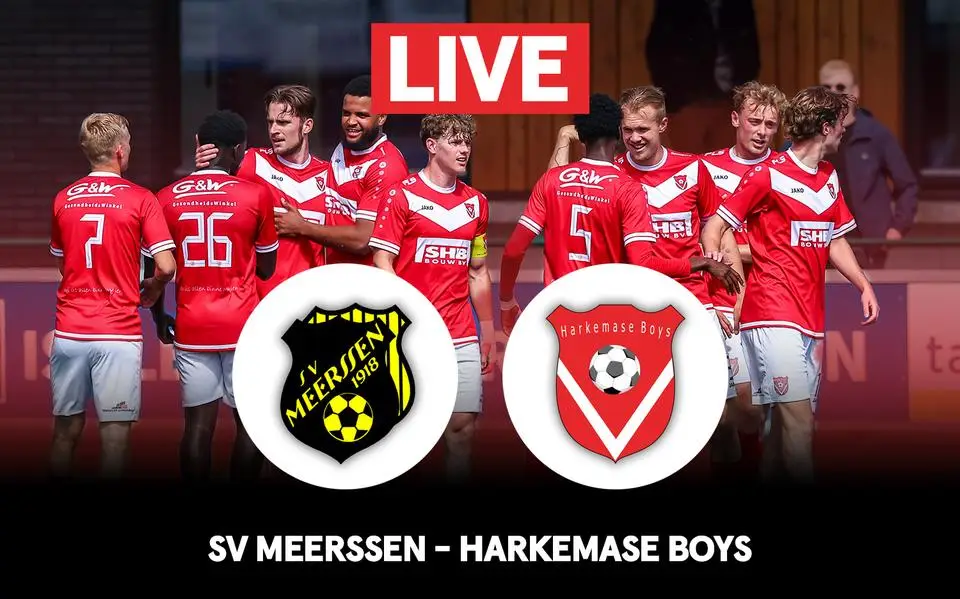 Speciaal voor abonnees: volg hier woensdag live de wedstrijd tussen SV Meerssen en Harkemase Boys