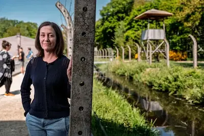 Amy raakt elke keer weer diep ontroerd in Brabant: haar vader en zijn zusje ontsnapten aan Sobibor dankzij hulp van beschermengel uit Den Bosch