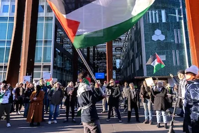 Demonstratie in Helmond tegen geweld in Gaza
