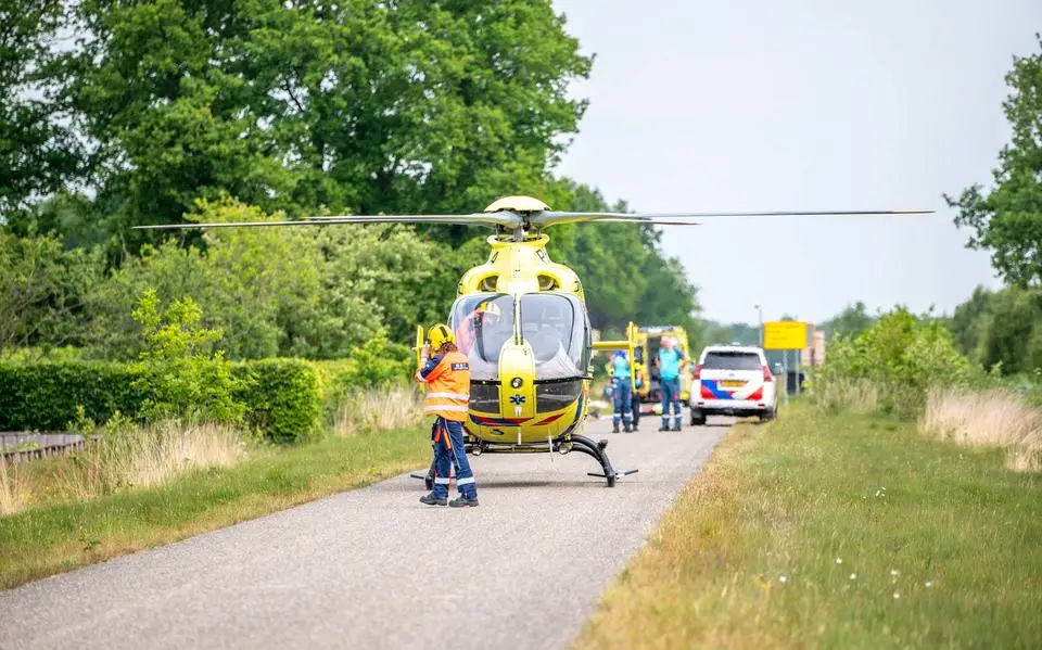 Ernstig ongeval wielrenner in natuurgebied Fochteloërveen