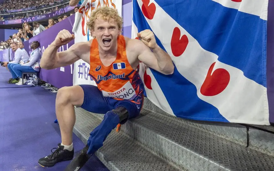 Kan verspringer Joël de Jong (23) uit Harlingen zijn titel wel verdedigen in 2028? ‘Deze beslissing is niet te bevatten’