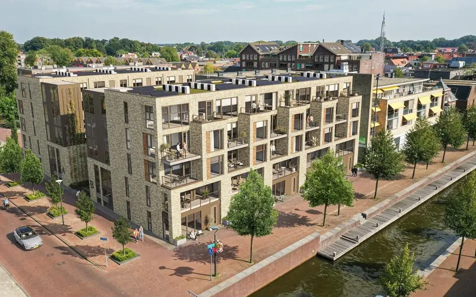 Braakliggend terrein in Drachten krijgt een bestemming: 39 nieuwe appartementen