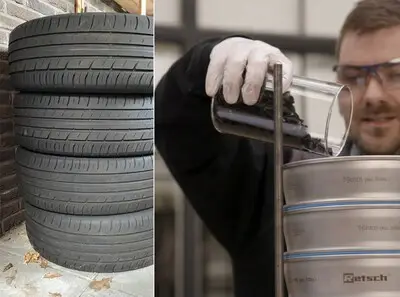 Ambitieuze bandenrecycler had nog slechts 365 euro in kas