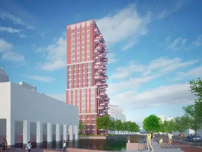 Wooninc. wil over anderhalf jaar starten met bouw Picustoren: 130 sociale huurwoningen bij kanaal