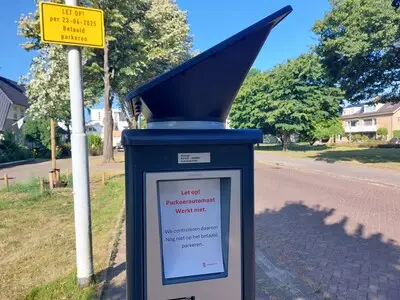 Nieuwe Eindhovense parkeerautomaten zijn nog niet bruikbaar door storing