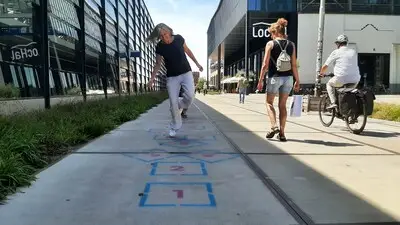 Eerst 160 meter hinkelen en dan de ‘zomer in Tilburg’