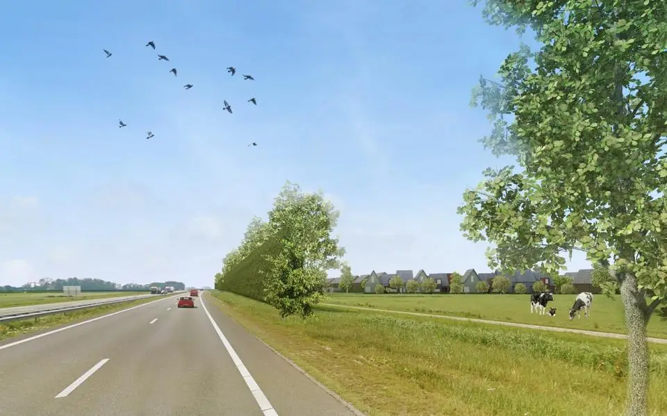 Miljoenentegenvaller bij aanleg geluidsschermen in Leeuwarden