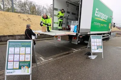Grondstoffen inleverpunt rijdt weer door Helmond