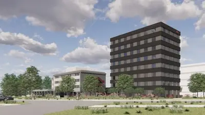 Hotel Ibis in Tilburg breidt uit met ruim 100 extra kamers in nieuw gebouw met zeven verdiepingen: ‘Past bij ontwikkeling van de stad’
