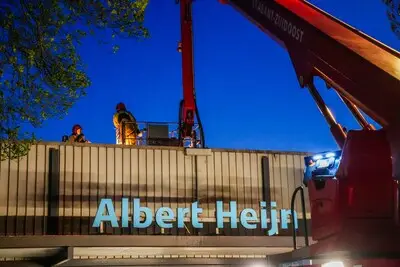 Albert Heijn Orionstraat al een maand dicht na brand, nog geen zicht op heropening