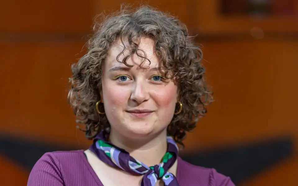 Inge Wijers (29) uit Groningen speelt Hamlet, eh ... Hømlet, in Diever. ‘Hier ben ik op mijn gelukkigst’