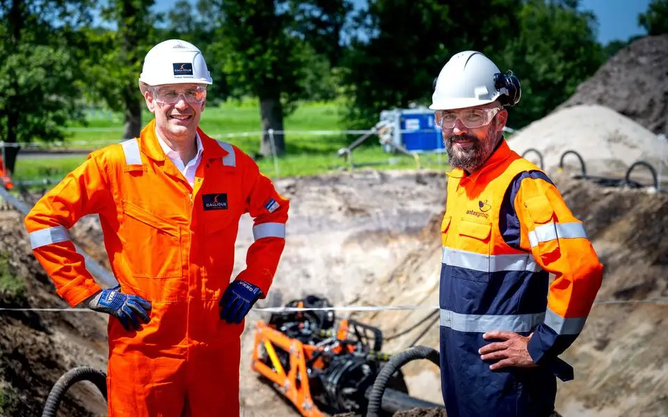 Hoe een spatader twee bedrijven uit Heerenveen op het idee bracht om gasleidingen uit de grond te trekken