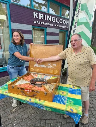 Dekenkist die werd gevonden bij het oud vuil wordt museumstuk