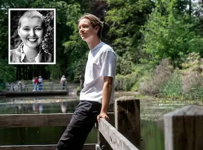 Gijs (22) verloor zijn zus Eva Kroot (26) aan longkanker: ‘Bij een roodborstje denk ik altijd aan Eva’
