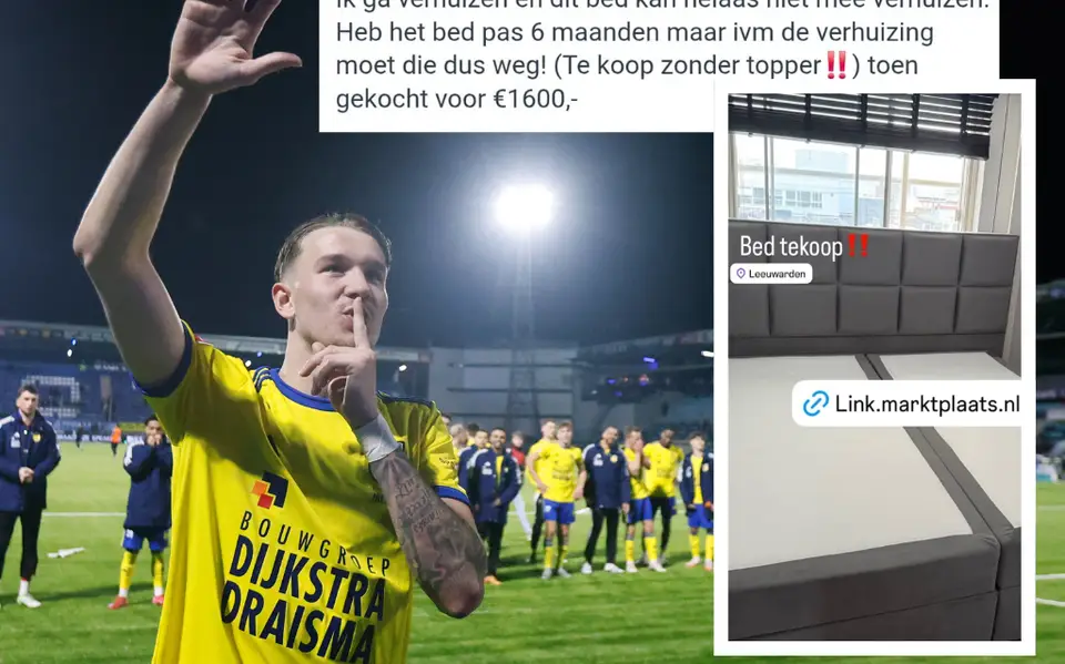 Oeps! Verdediger van SC Cambuur verklapt per ongeluk transfer naar Italië: ‘Bed kan helaas niet mee verhuizen’