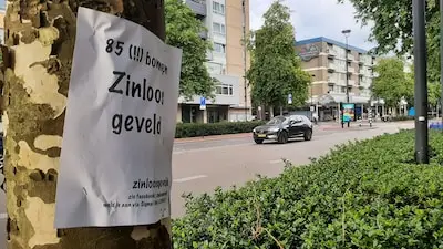 Bewoners komen in opstand tegen de kap van 127 bomen voor de groene Parkring in Tilburg