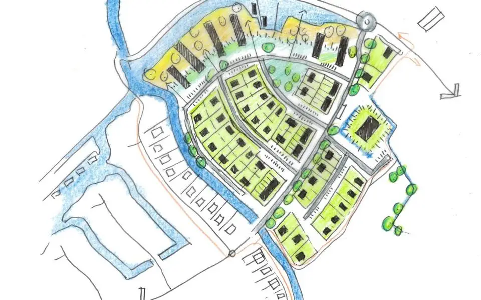 Leeuwarden mag 150 huizen bouwen in Unia-Oost: nieuwe wijk bij Wergeasterdyk ten zuiden van De Klamp
