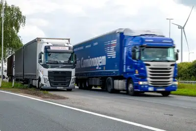 Extra vrachtverkeer in Heeze door werkzaamheden nieuwe AH