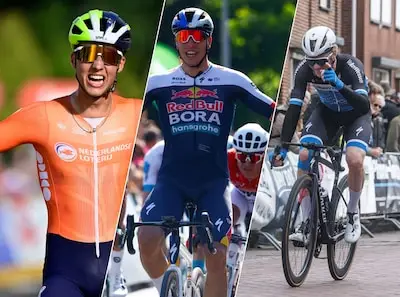 Extreme waaghalzen maken nu al  historisch NK onvoorspelbaar: ‘Angst hoort bij het wielrennen’