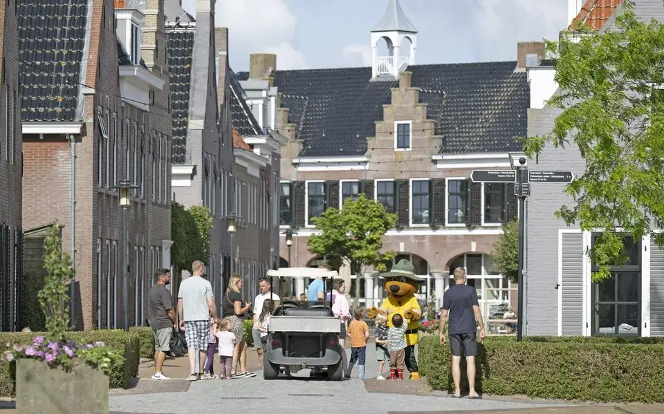 Esonstad bij Eanjum: luchtspiegeling aan het Lauwersmeer