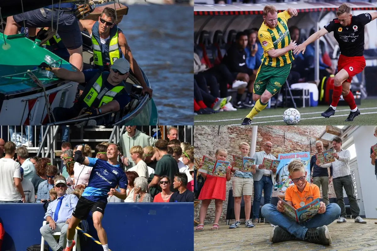 Schipper Jappie Visser van Sneek naar ziekenhuis na aanvaring op Snitser Mar &amp; SC Cambuur haalt doelpunten op het middenveld | nieuws uit Friesland van 29 juli