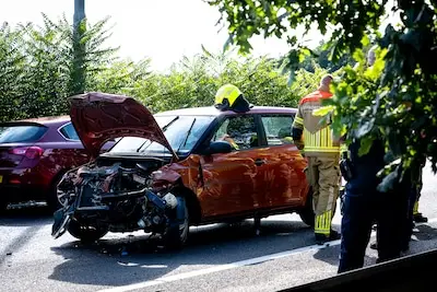 Ongeluk op A58 zorgde voor flinke vertraging tussen Oirschot en Tilburg: één rijstrook dicht