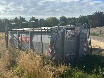 Container met asbestafval in Djept brengt geen gezondheidsrisco’s met zich mee, aldus Brabant Water
