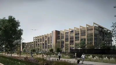 Uitbouw garage P3 bij Airport start in oktober 2026: dik 1100 parkeerplekken erbij