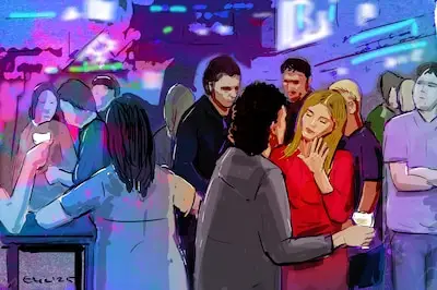 Wanneer Cindy met vriend van haar ex praat ontstaat er chaos in Tilburgse club