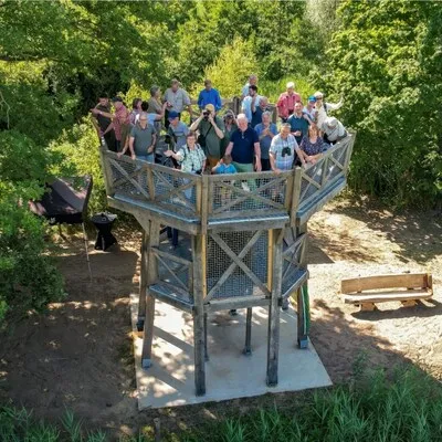 Nieuwe uitkijktoren geopend in Diessens Broek