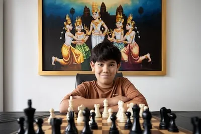 Hij houdt ook van voetballen, maar Boyd (12) uit Helmond wil net als Magnus Carlsen een schaakgrootheid worden